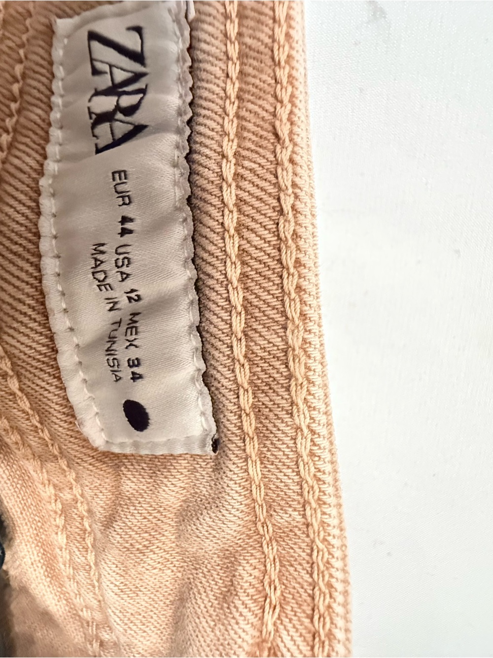 Artsy Boho minimalist 90s Streetwear Zara Wide Leg High-Rise Jeans in Warm Brown - Picture 5 of 7